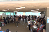 Proceso de matrículas 2015 en el Campus Juan Gómez Millas de la Universidad de Chile