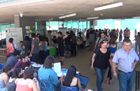 Proceso de matrículas 2015 en el Campus Juan Gómez Millas de la Universidad de Chile