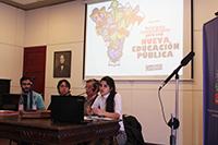 Valentina Saavedra presentó el documento "Principios fundamentales para una nueva educación pública" elaborado por la CONFECH