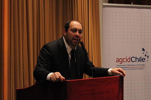 Pablo García, Jefe del Departamento de Becas de la Agencia Chilena de Cooperación Internacional para el Desarrollo (AGCID).