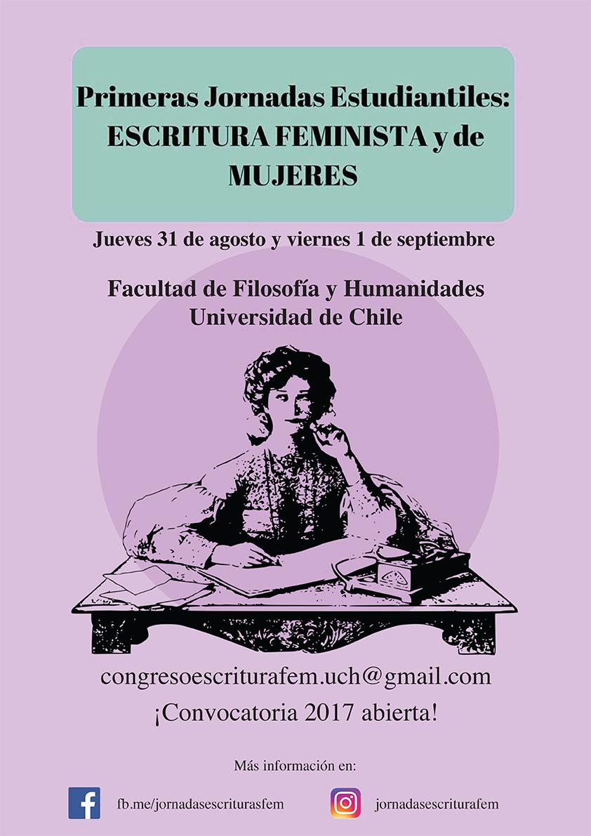 Primeras jornadas de estudiantiles: escritura feminista y de mujeres