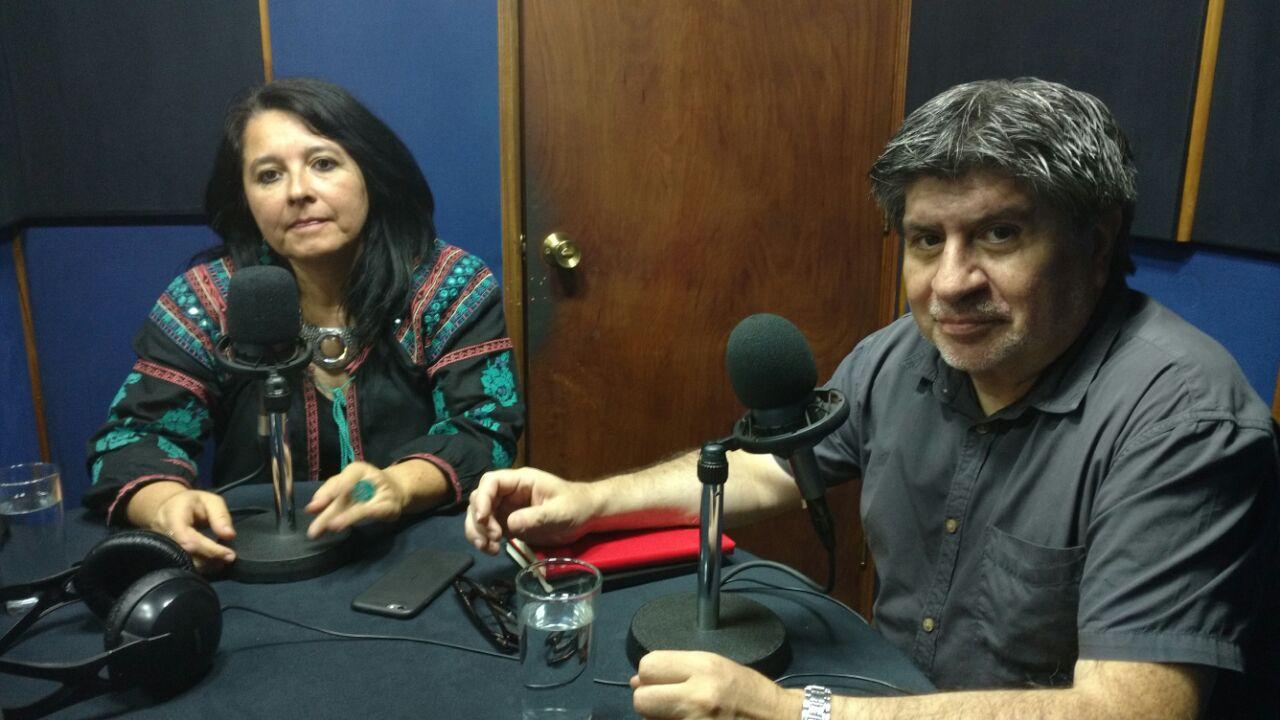  Marcela Gaete y Ernesto Águila, académicos de la Facultad de Filosofía de la U. de Chile.