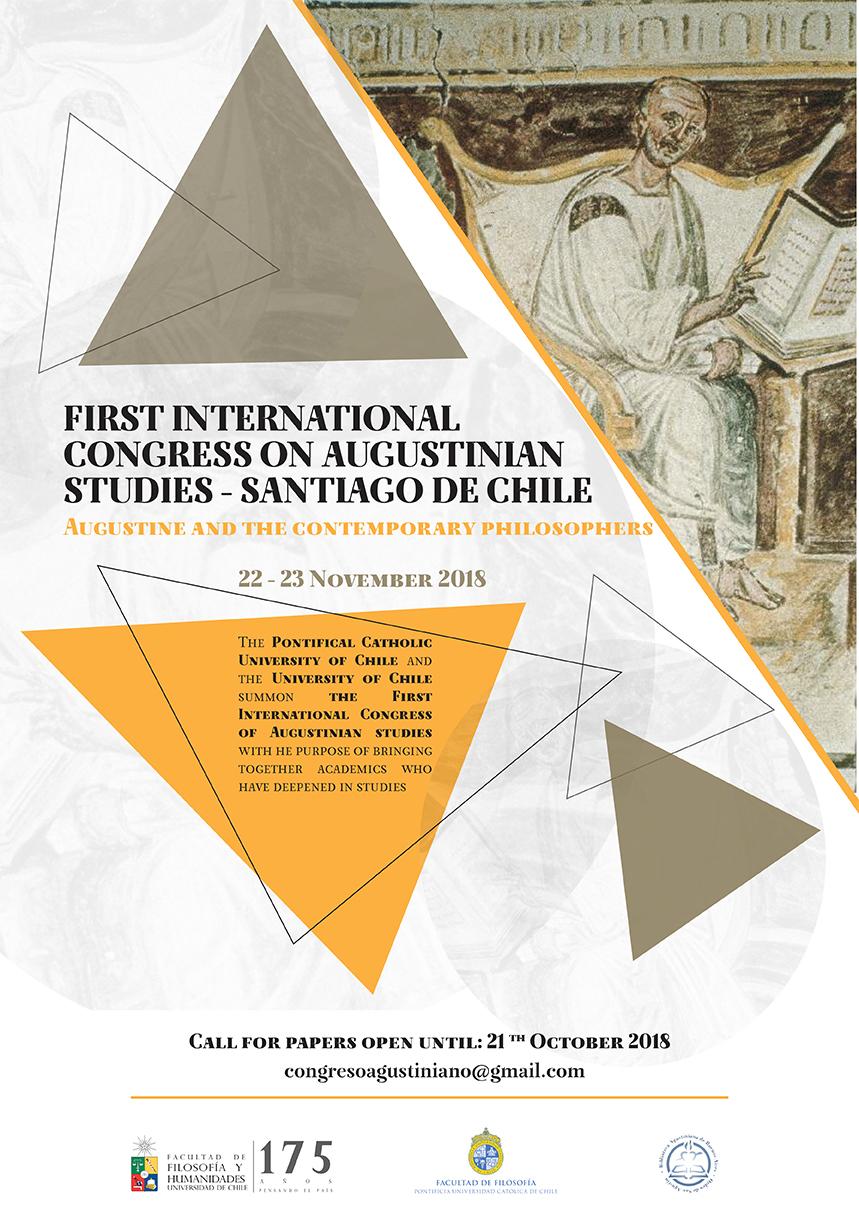 First International Congress of Augustinian studies: Augustine and the contemporary Philosophers 