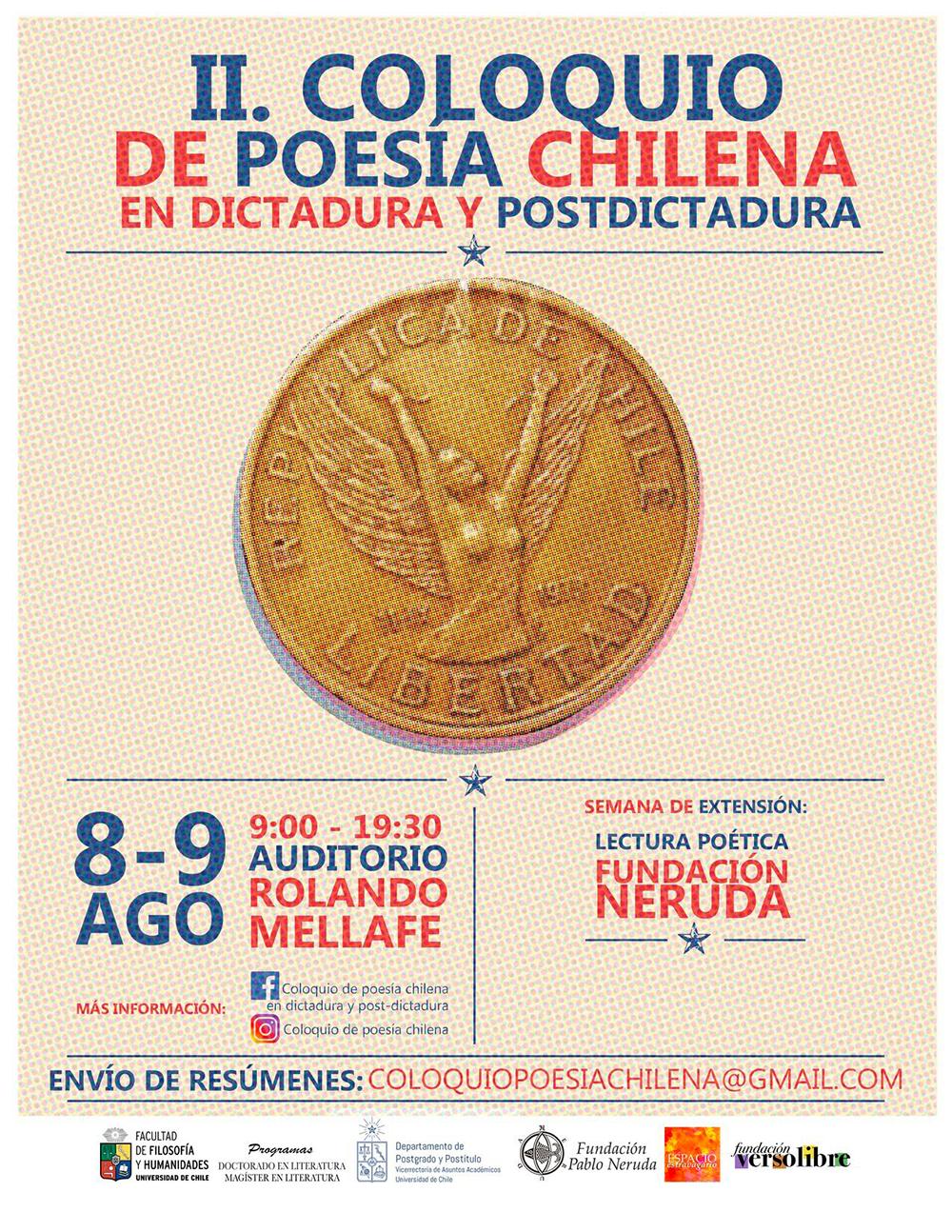 II Coloquio de poesía chilena en dictadura y postdictadura