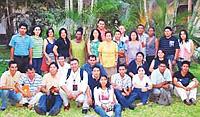 Grupo de becarios del diploma de la UNNSN.