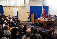 La presentación del libro del Profesor Carlos Ruiz se realizó en el Auditorio Rolando Mellafe de  Filosofía y Humanidades. 
