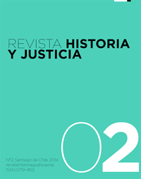 Portada Revista Historia y Justicia 2014