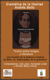 Portada del libro "Andrés Bello. Gramática de la libertad"