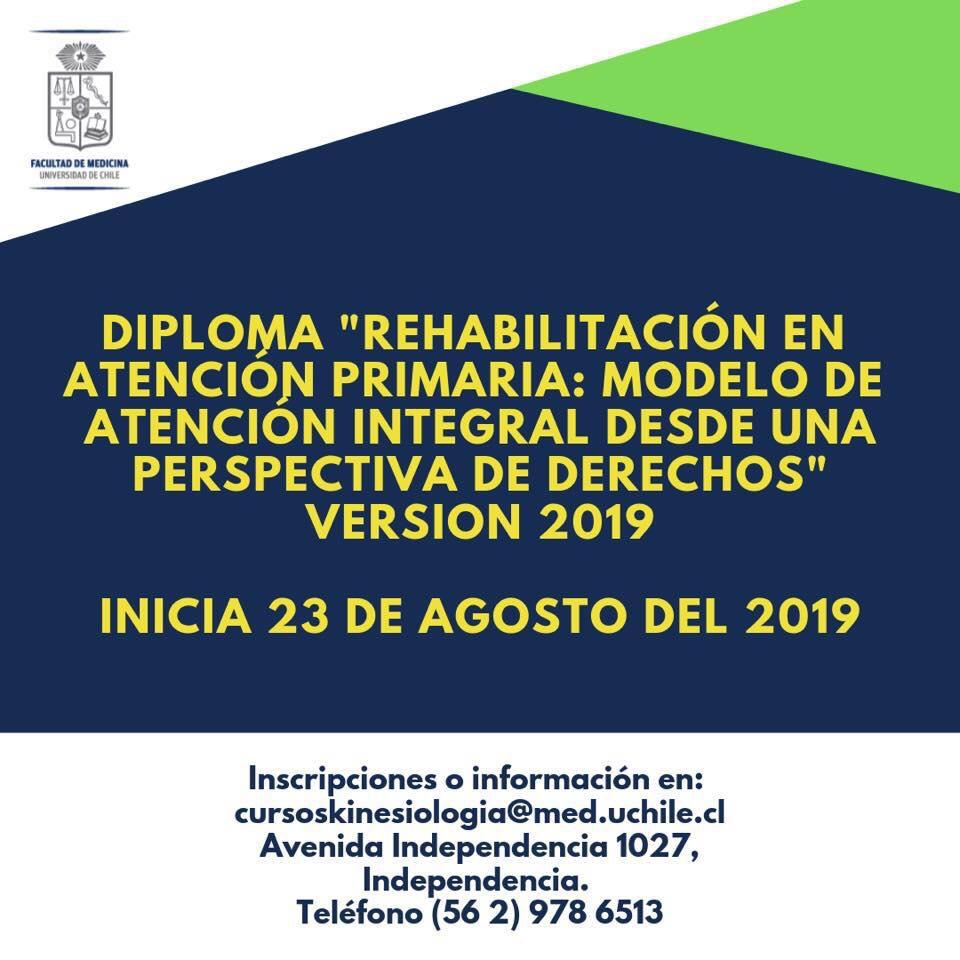 Afiche Diploma Kinesiología en Atención Primaria